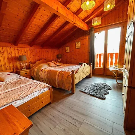 Chalet à Pour 16 Pers, Animaux Admis, Parking - Fr-1-498-39 Bernex